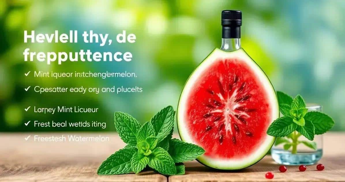 Wissenswertes über Wassermelone und Minzlikör