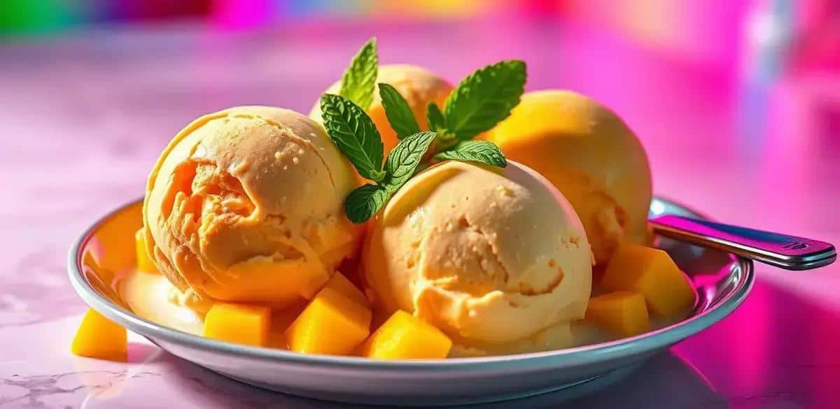 Zubereitung der perfekten Eiskugel