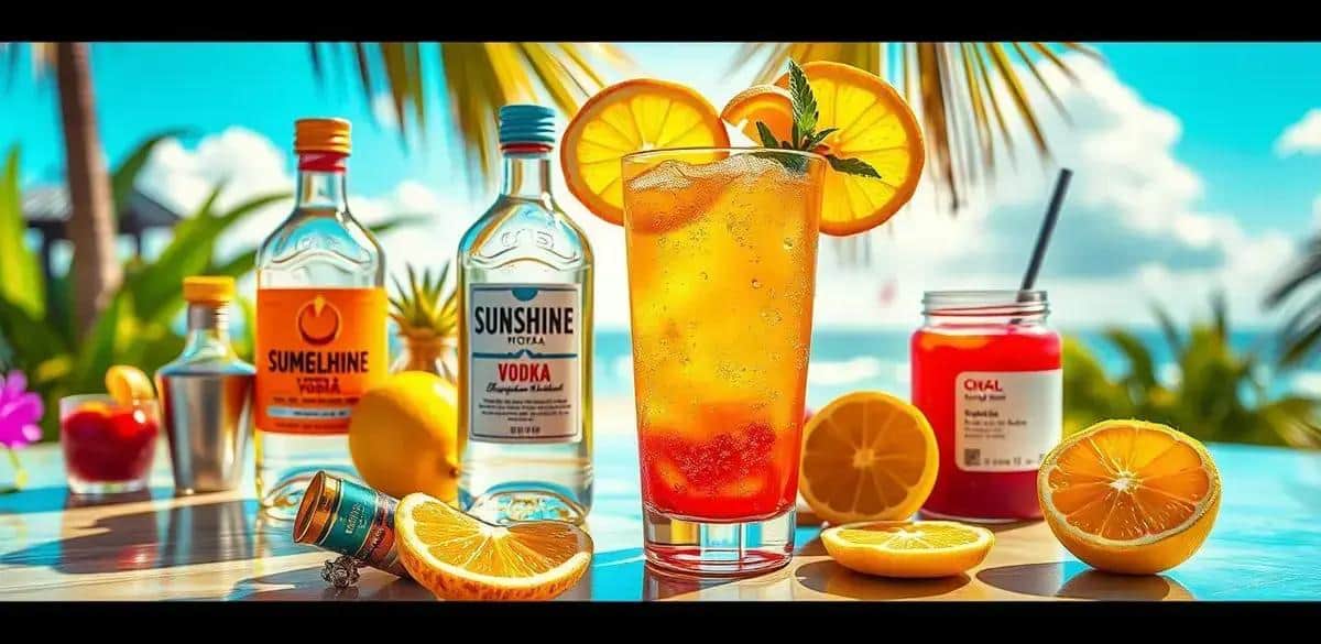 Zubereitungsanleitung für den Sunshine-Drink