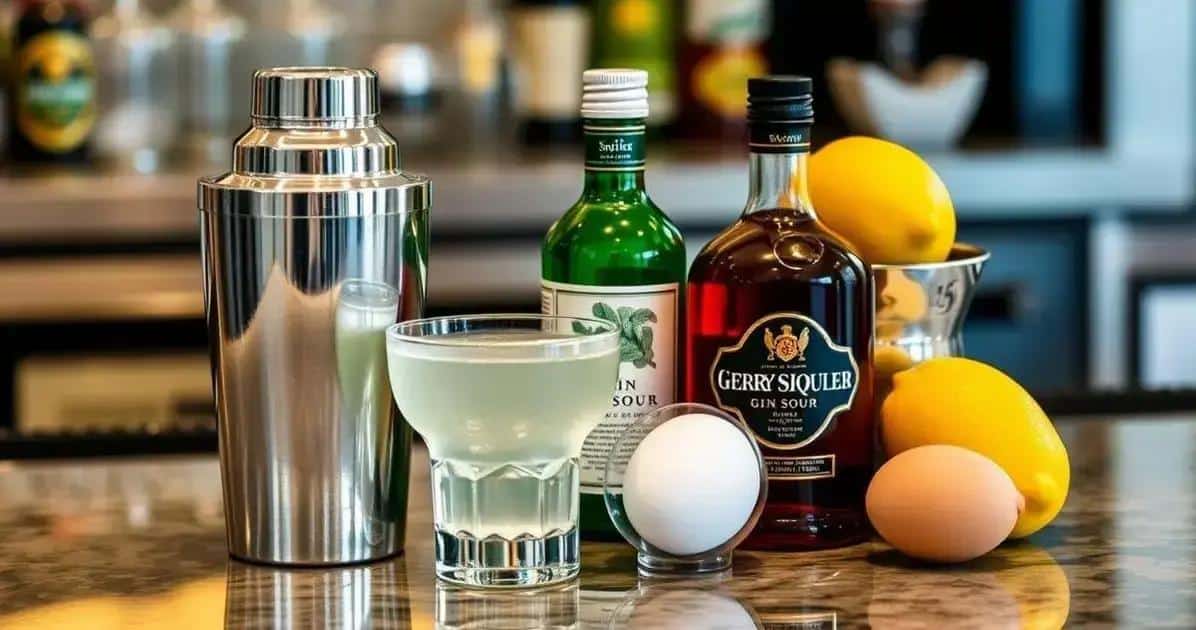 Zubereitungsmethoden für den perfekten Gin Sour