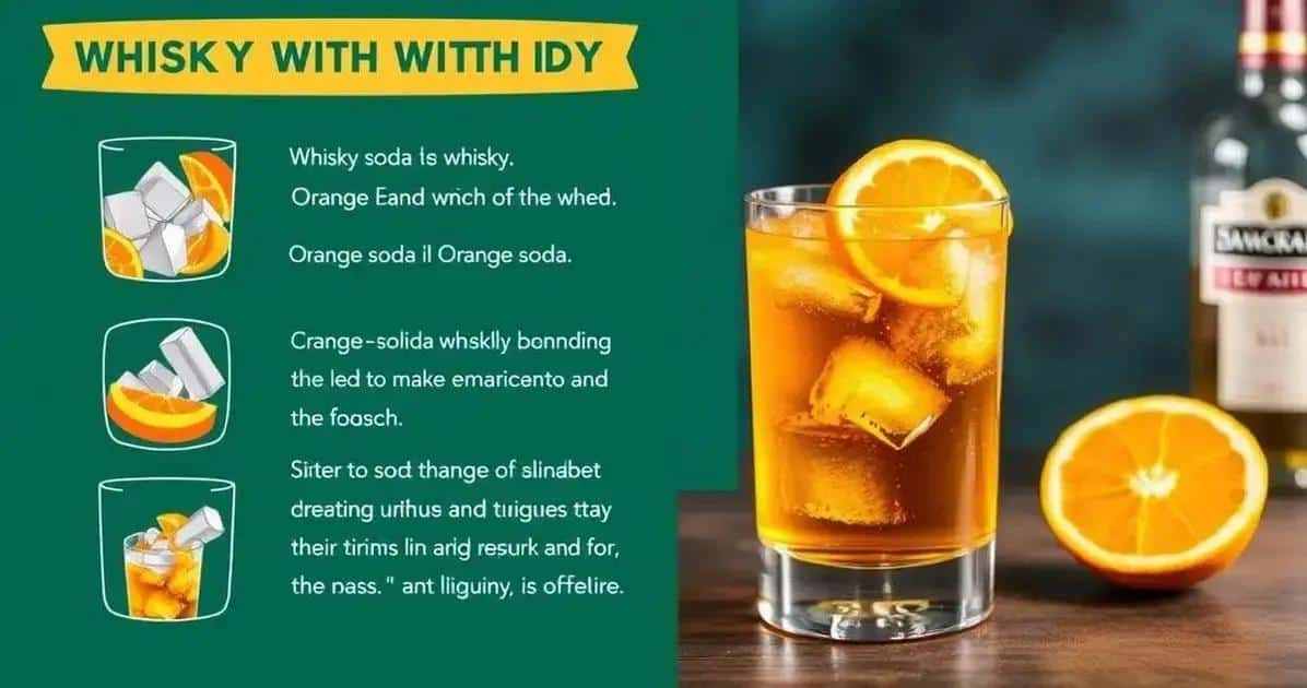 Zubereitungsmethoden für Whisky mit Orangenlimonade