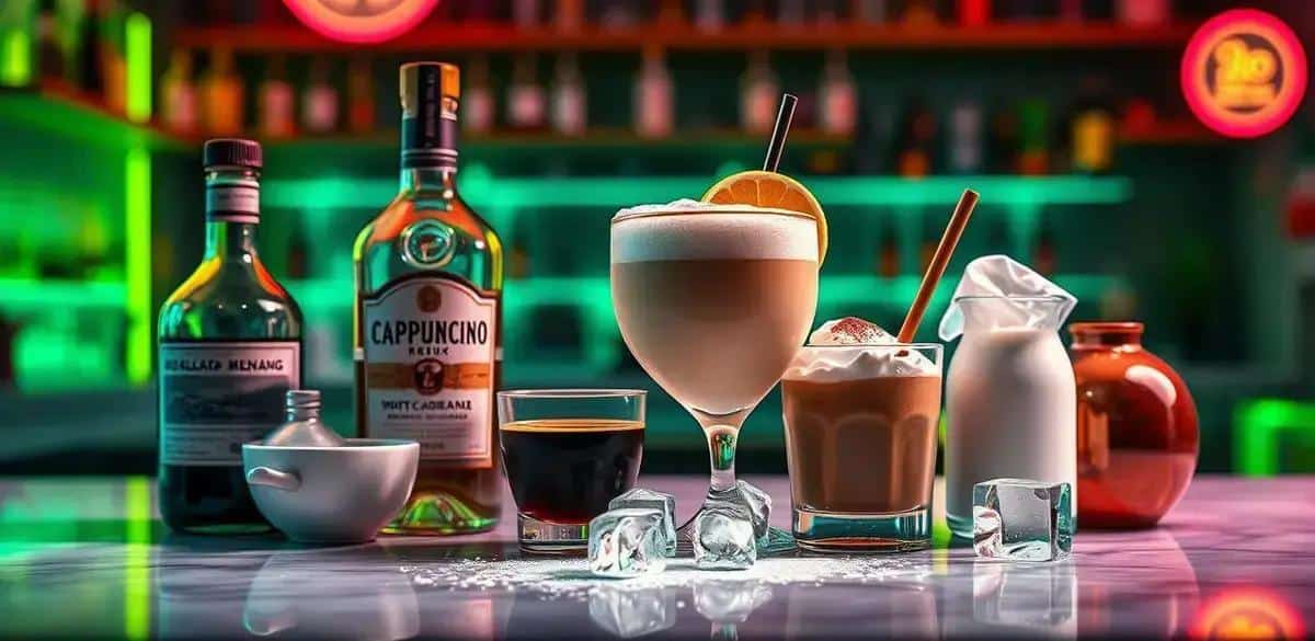 Zutaten für Cappuccino-Daiquiri