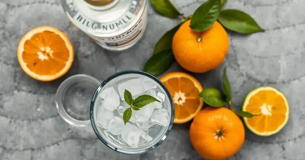 Zutaten für den Mandarinen-Daiquiri