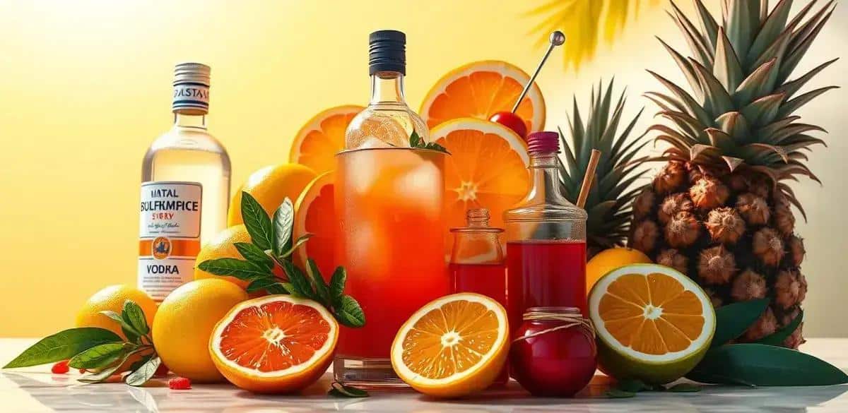 Zutaten für den Sunshine-Drink