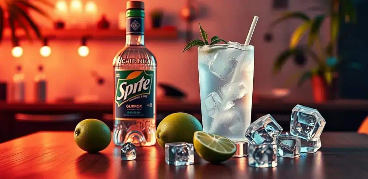 Zutaten für den Transparenten Cuba Libre mit Sprite