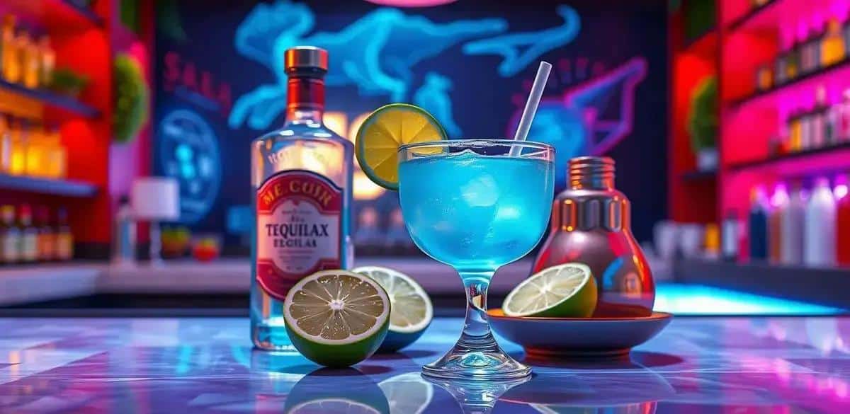 Zutaten für die Blaue Margarita