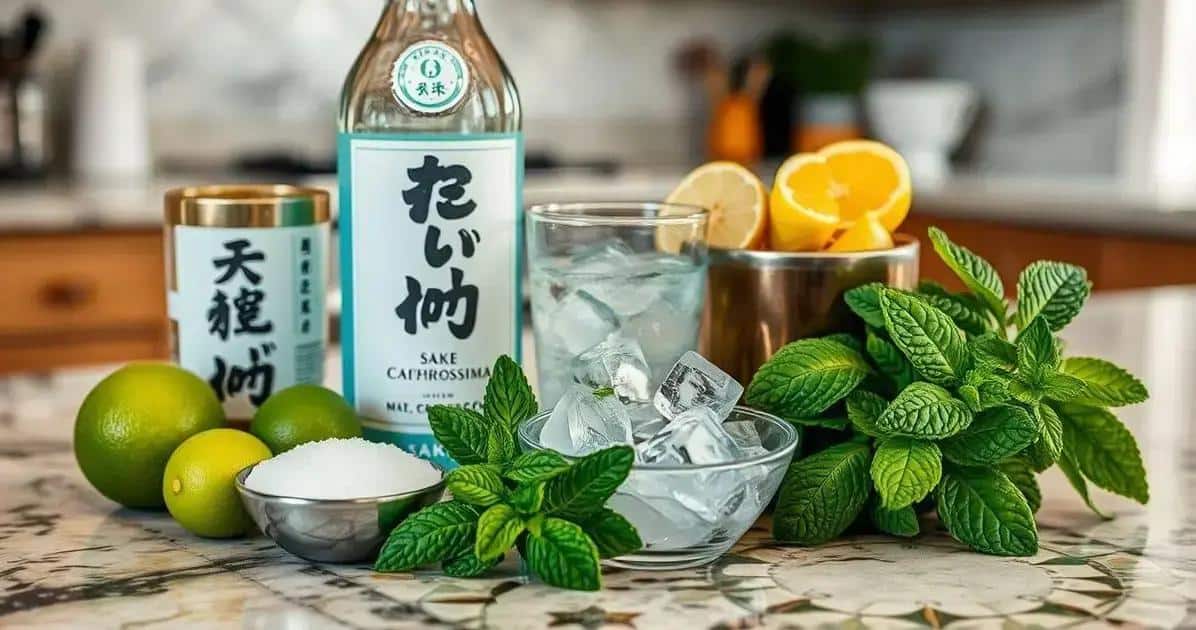 Zutaten für Sake-Caipiríssima