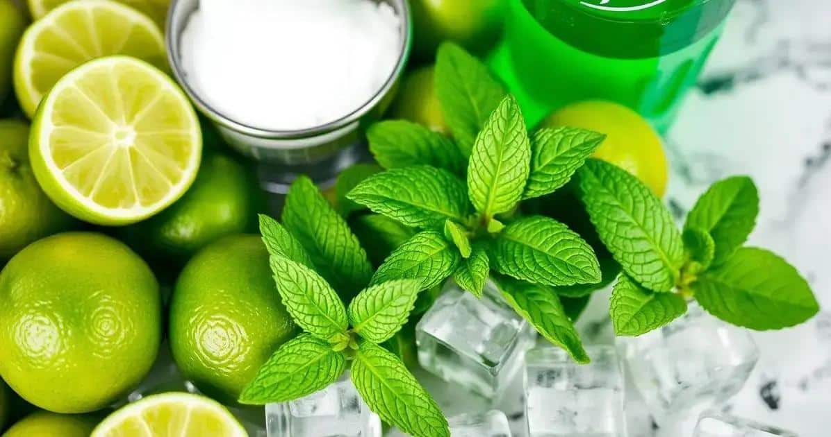 Zutatenliste für die Sprite-Caipirinha ohne Alkohol