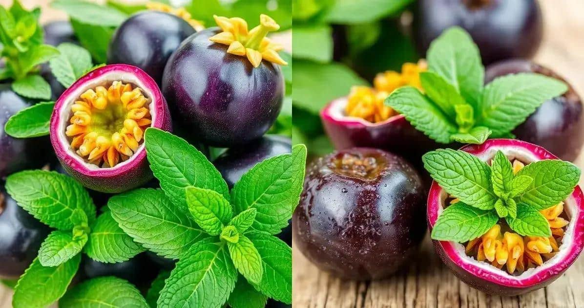 Besondere Details über Passionsfrüchte und Minze