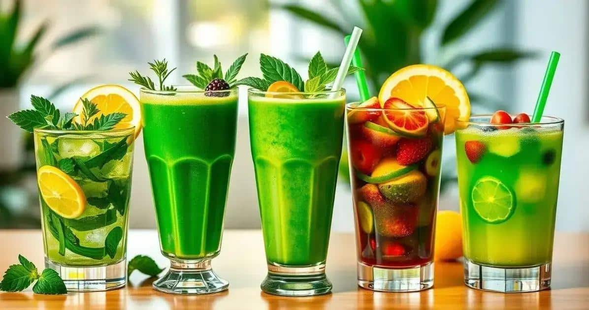 Besondere Variationen des Grünen Drinks