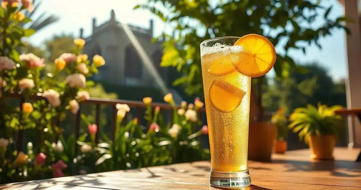 Bier mit Ingwerlimonade und Zitrone: Frisch und köstlich!