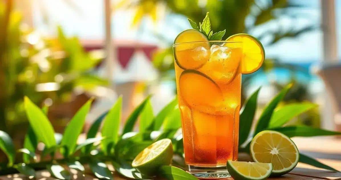Cachaça mit Limette und Zuckerrohrsirup: Ein erfrischender Genussmoment!