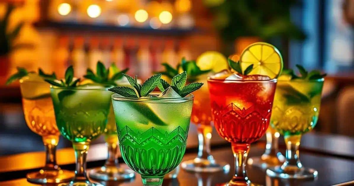 Cachaça mit Limette und Zuckerrohrsirup: Ein festlicher Genuss