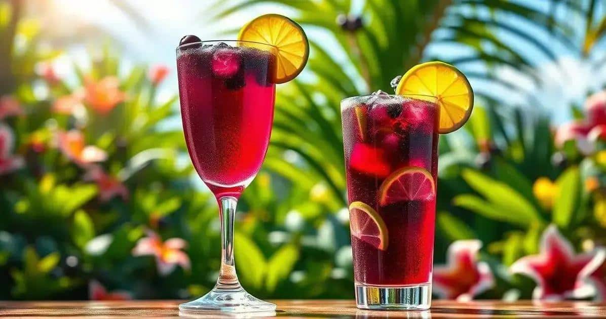 Cassis-Caipirinha: Der kräftige kleine schwarze Drink!