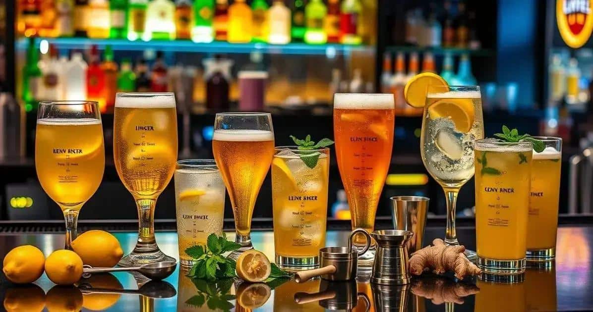 Das perfekte Verhältnis von Bier und Ingwerlimonade
