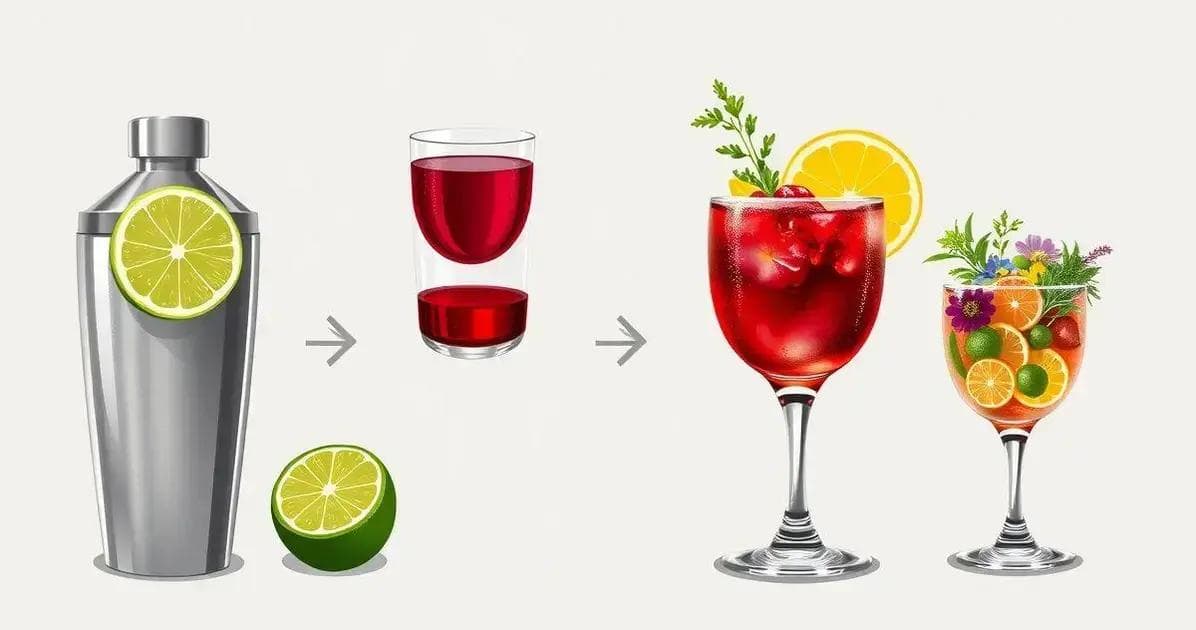 Detaillierte Zubereitung des Cocktails