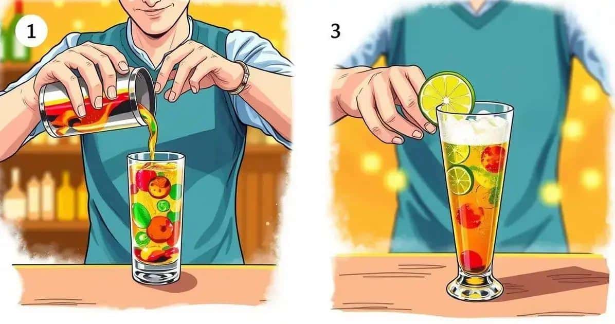 Detaillierte Zubereitung des Terremoto-Drinks