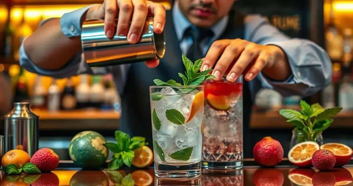 Detaillierte Zubereitung von Sake mit Litschi