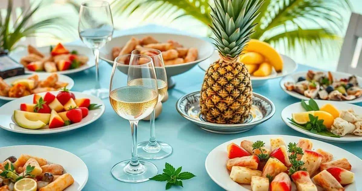 Die beste Kombination mit Weißwein und Ananas