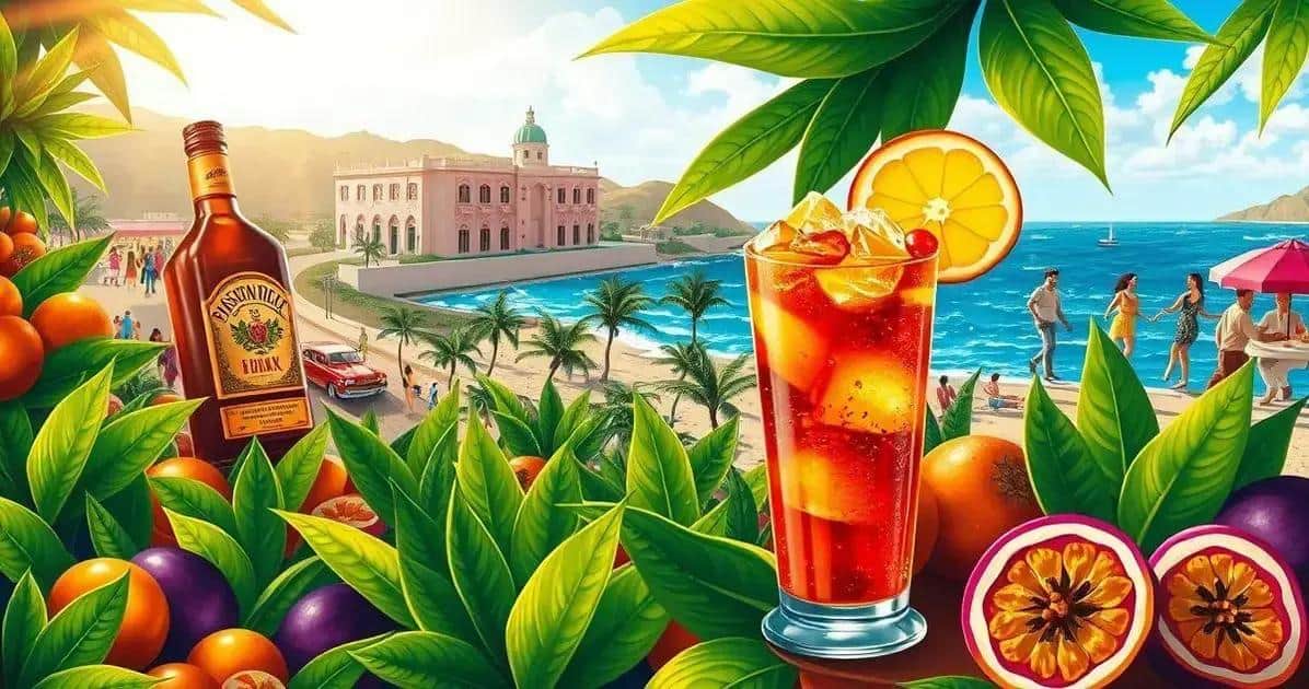 Die Herkunft des Cocktails Passionsfrucht-Cuba Libre
