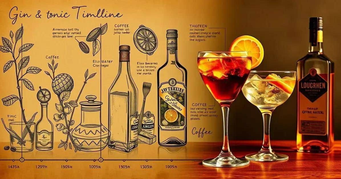 Die Ursprungsgeschichte des Gin Tonic mit Kaffeelikör