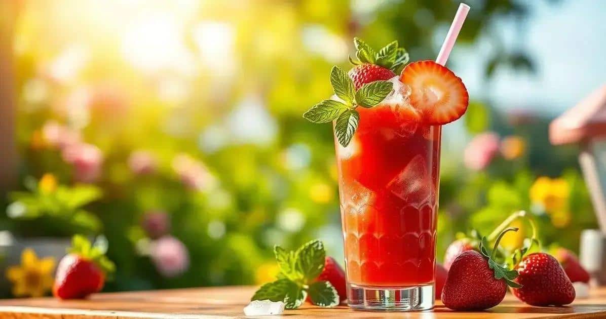 Gefrorener Erdbeer-Drink: So lecker, dass du zwei brauchst!