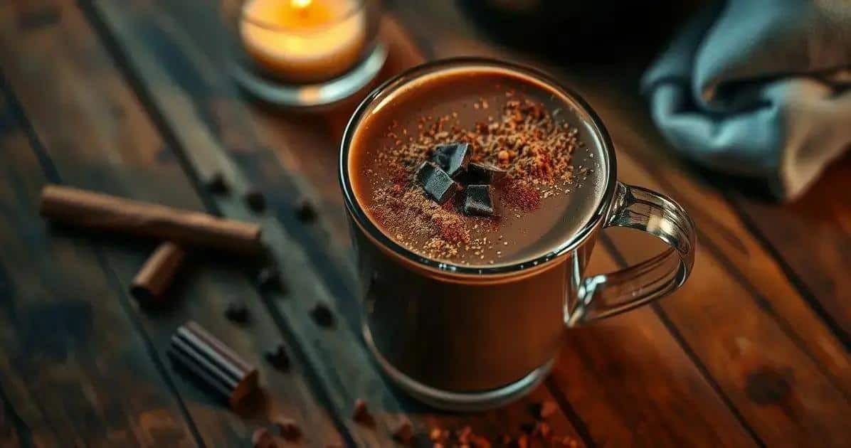Genieße Schokolade mit Kaffeelikör und Zimt – Die perfekte Geschmackskombination!