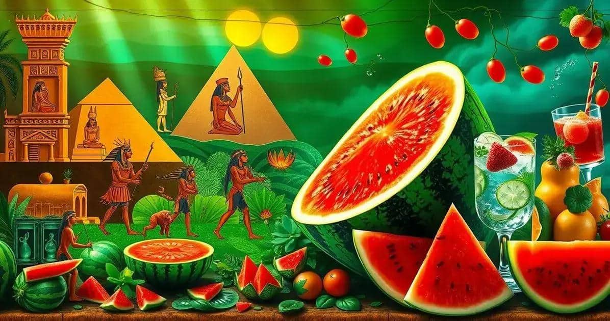 Geschichte der Wassermelone und ihrer Bedeutung in der Erfrischung