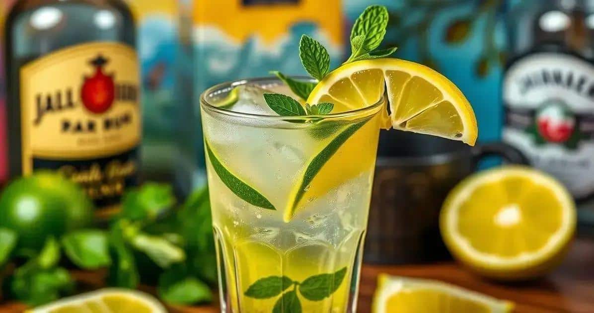 Gimlet mit Rum: Ein klassisches Rezept neu interpretiert