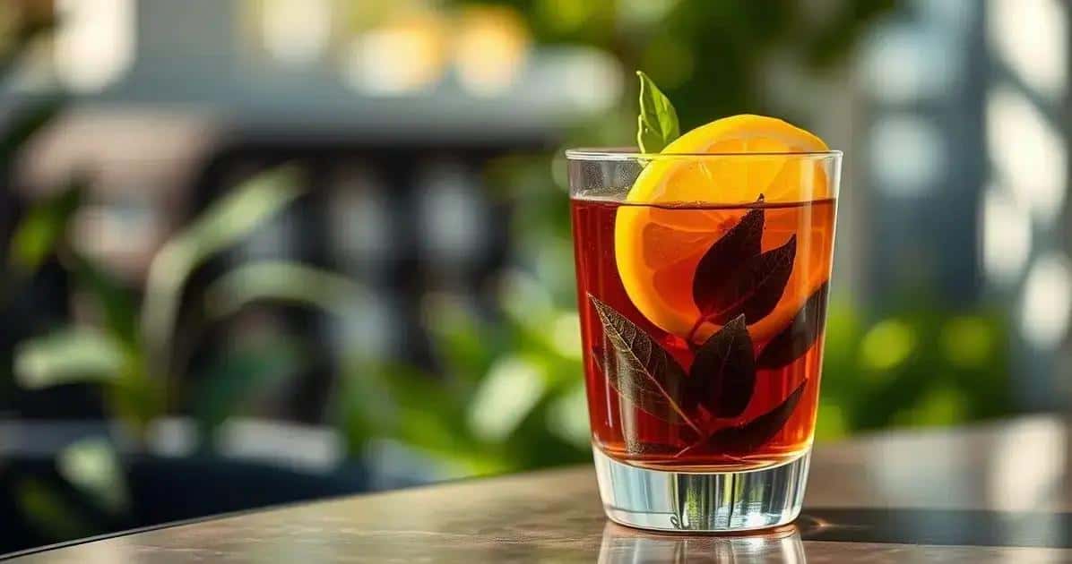Gin mit schwarzem Tee und sizilianischer Zitrone: Ein erfrischendes Cocktail-Abenteuer!