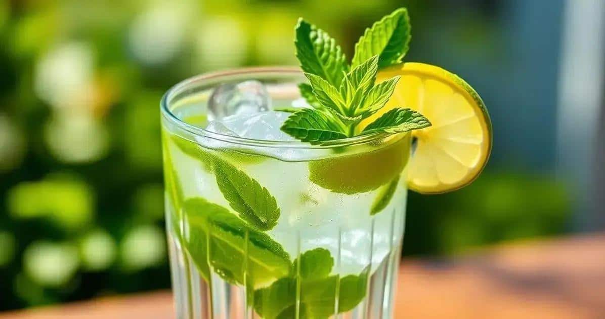 Gin Tonic mit Minzlikör: Intensiv und saftig!