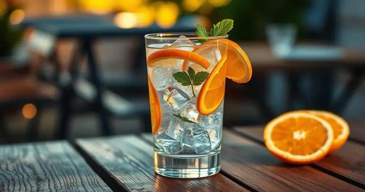Gin Tonic mit Orange: Kraftvoll und voller Vitamine!