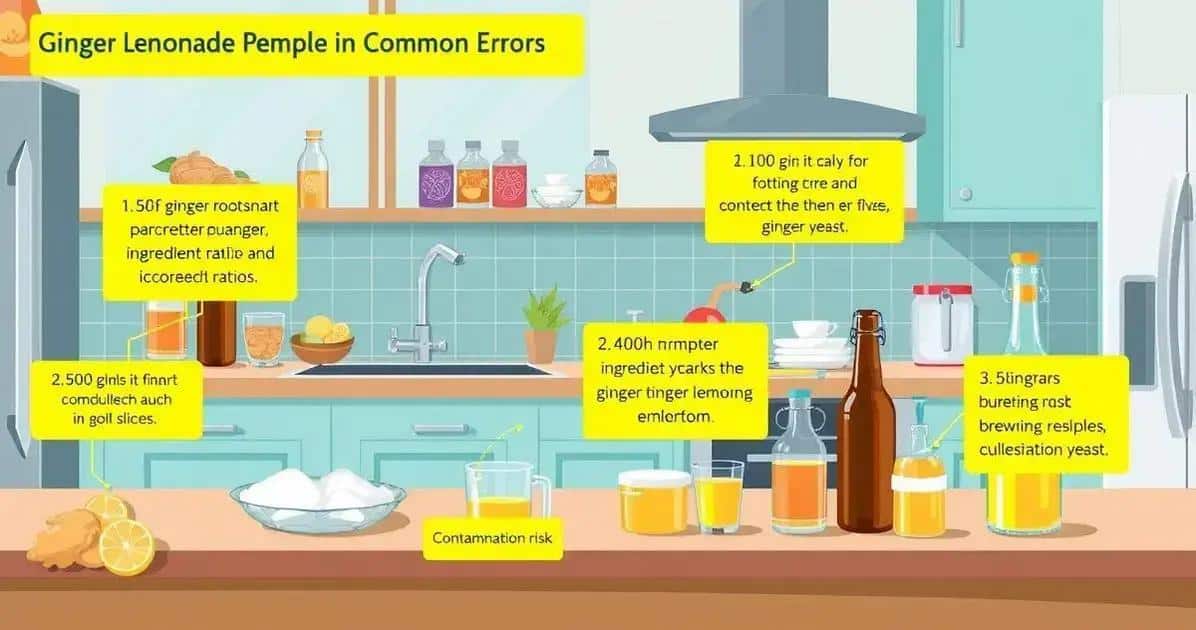 Häufige Fehler bei der Zubereitung von Bier mit Ingwerlimonade