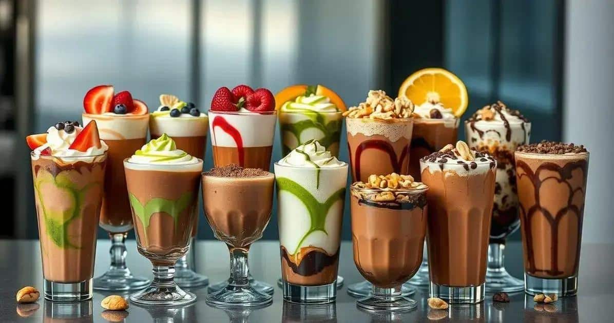 Kreative Variationen der Eiskalten Schokolade