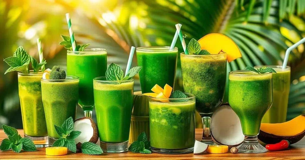 Kreative Variationen des Grünen Drinks