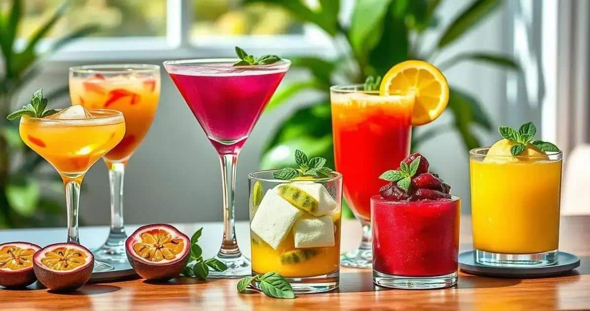 Kreative Variationen mit Passionsfrucht und Basilikum