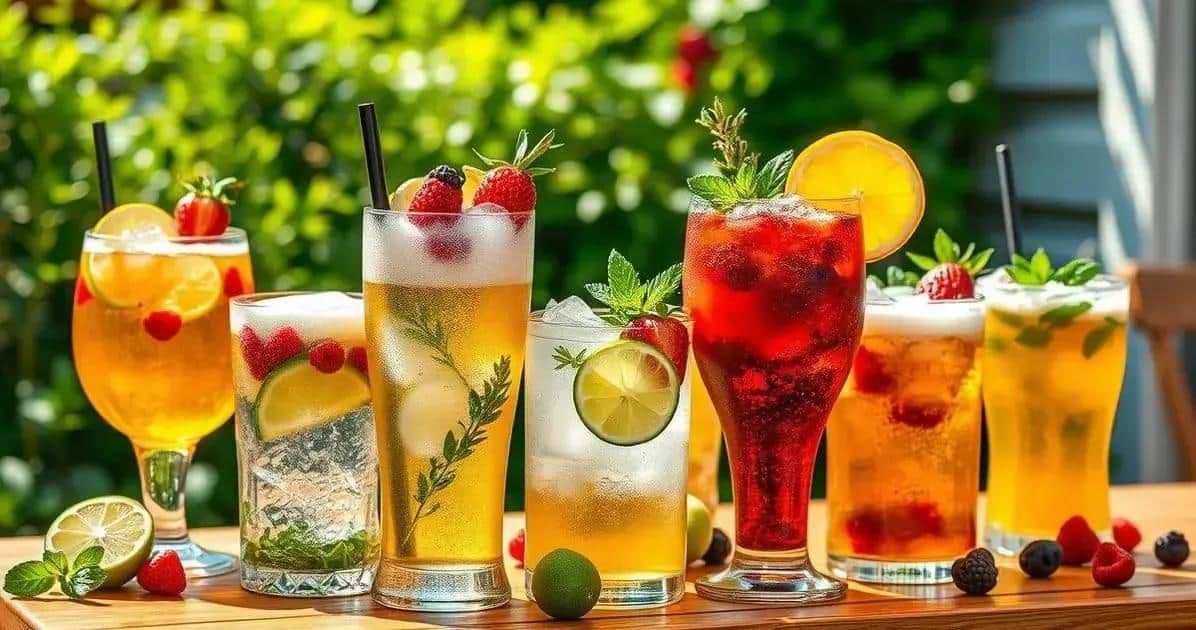 Kreative Variationen von Bier mit Ingwerlimonade und Zitrone