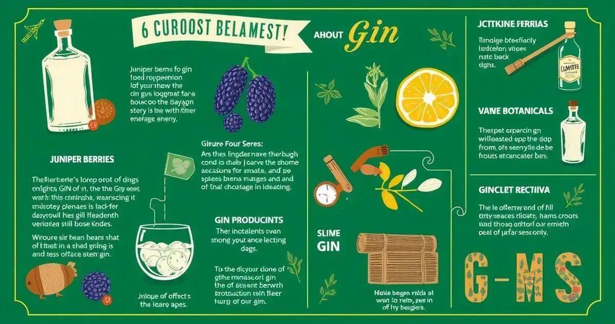 Kuriositäten über die Zutaten von Gin