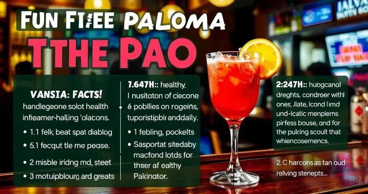 Kuriositäten und interessante Fakten über den Paloma-Drink