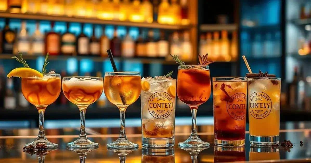 Lieblingsvariationen von Gin Tonic mit Kaffeelikör