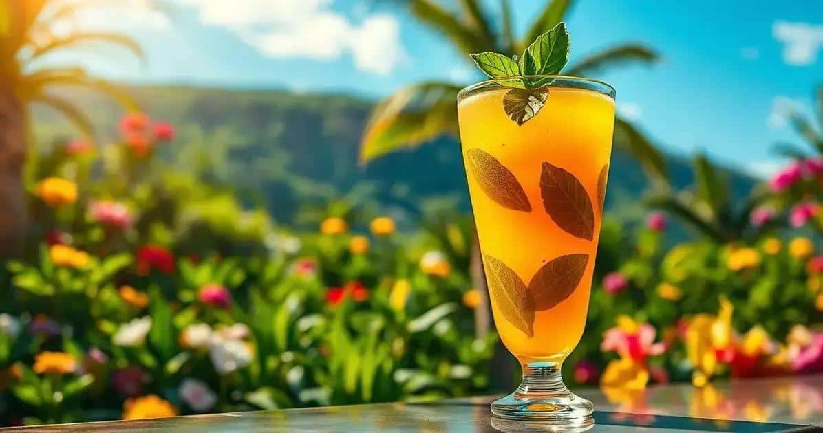 Martini mit Mangosaft und Basilikum: Ein erfrischender Twist, den du probieren musst!