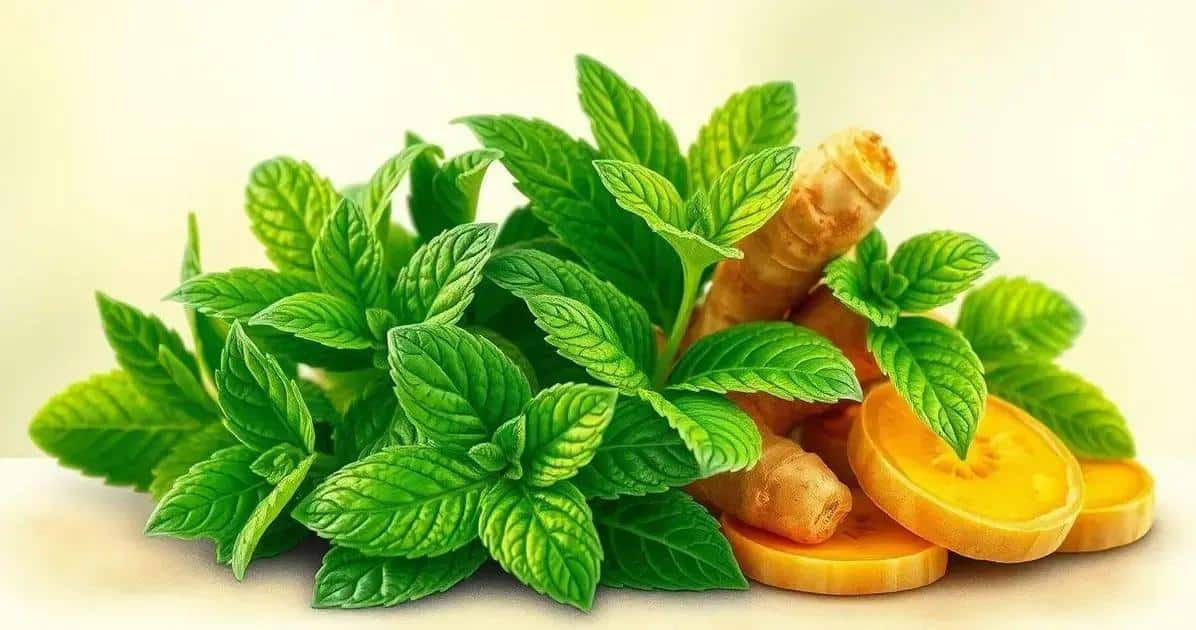 Minze und Ingwer: Die perfekten Zutaten