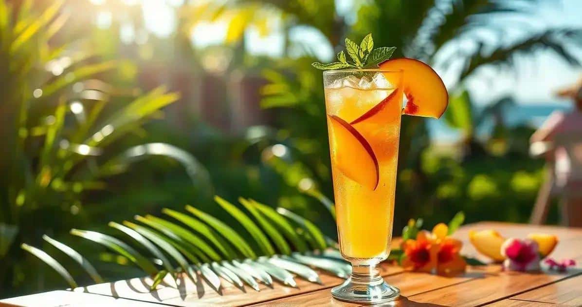 Pfirsich-Caipiroska: Frisch, aromatisch und unglaublich lecker!
