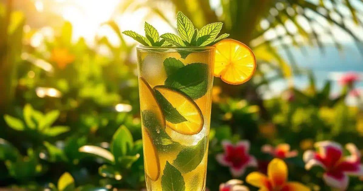 Puerto-Rican-Mojito mit Minze und Ingwer: Einzigartig und herrlich erfrischend!