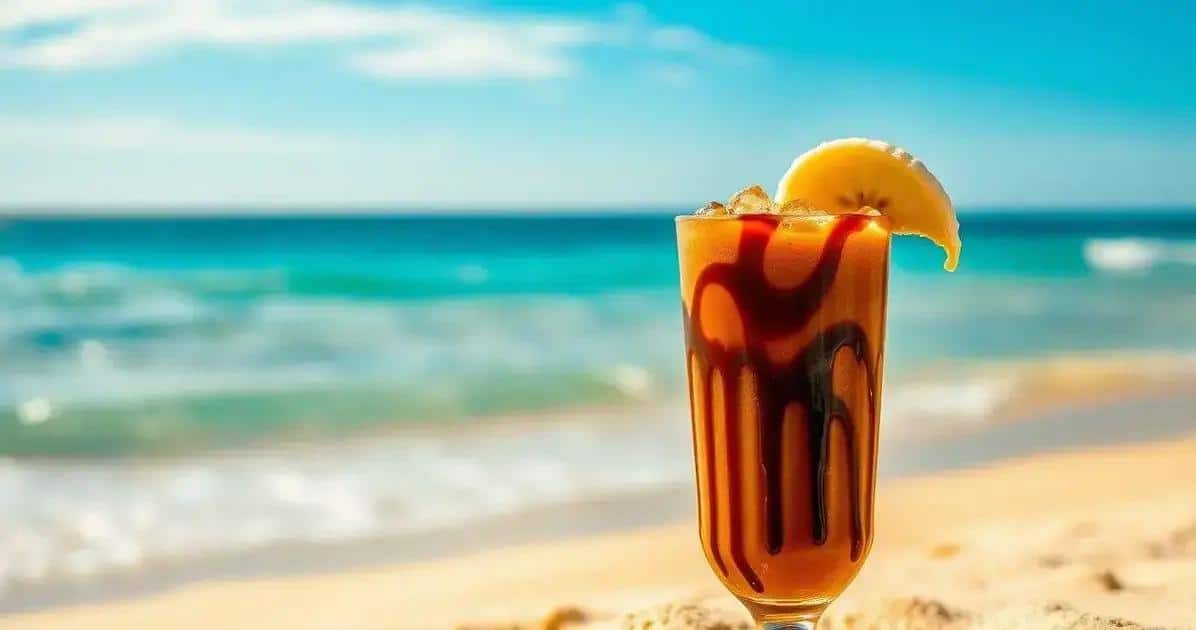 Rum mit Bananenlikör und Schokoladensirup: Süße Versuchung garantiert!