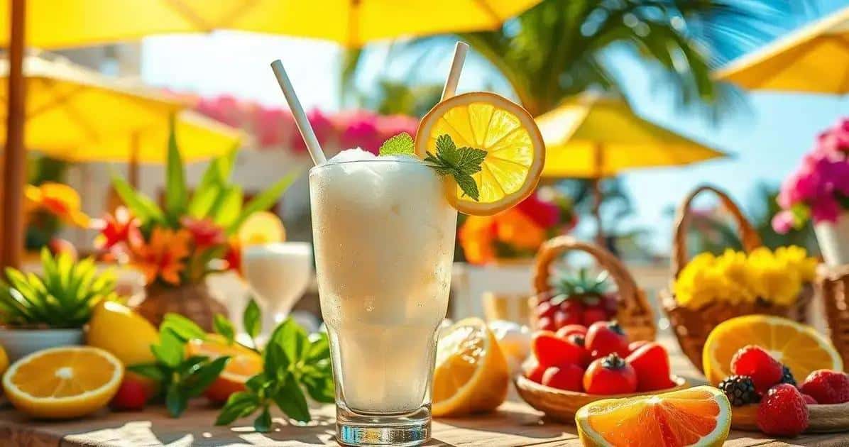 Schneeball-Drink: Eine erfrischende Abkühlung im Sommer