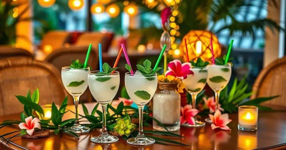 Serviervorschläge für die Weiße Pitaya-Caipiroska