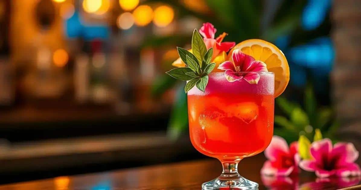 Tequila Sour mit Hibiskusschaum: Eine frische Variante des Klassikers!