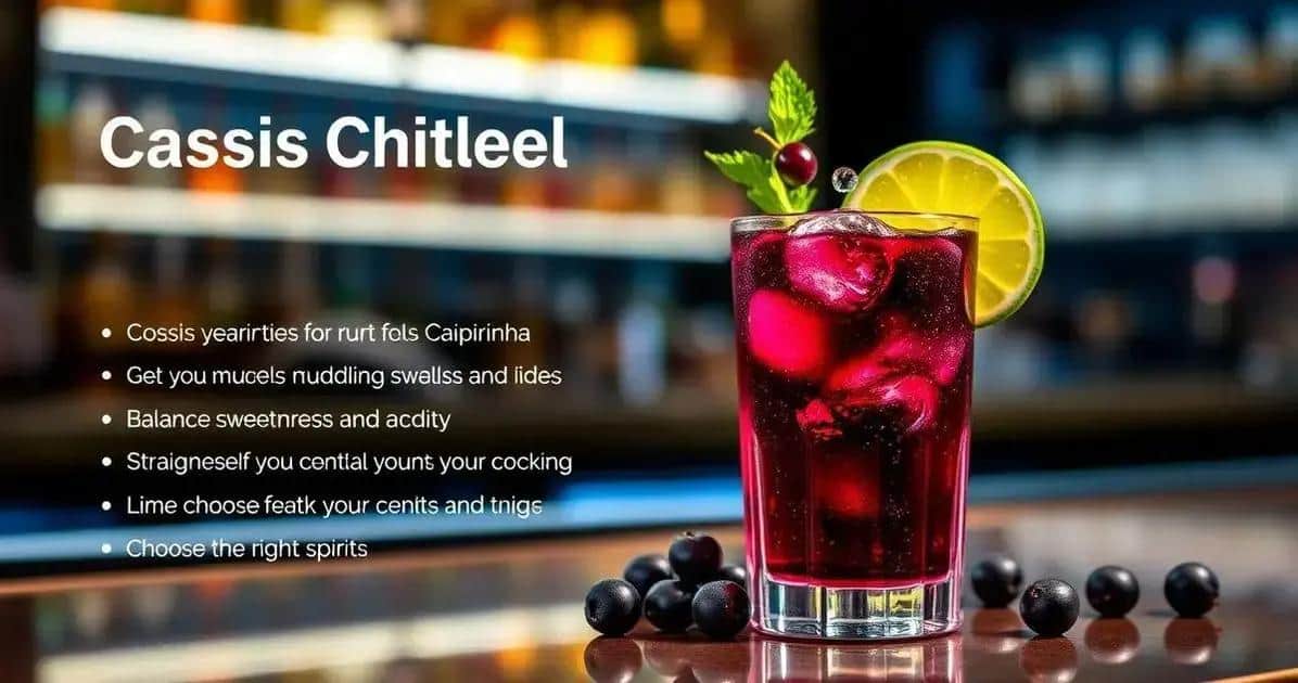 Tipps für die perfekte Cassis-Caipirinha