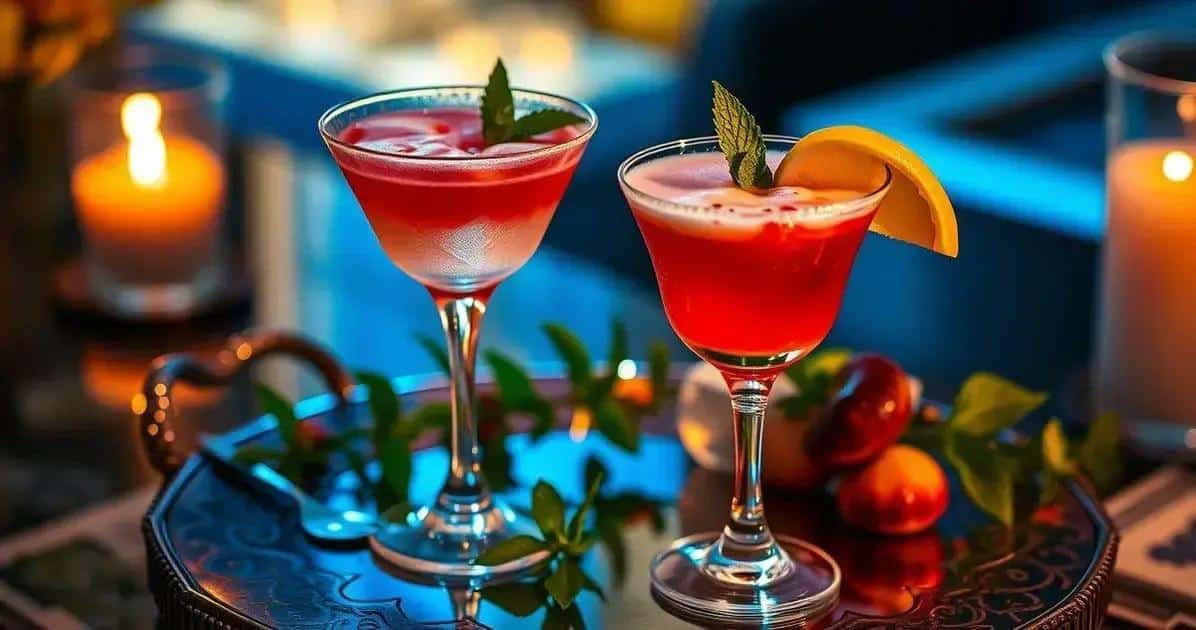Tipps für die perfekte Präsentation des Cocktails